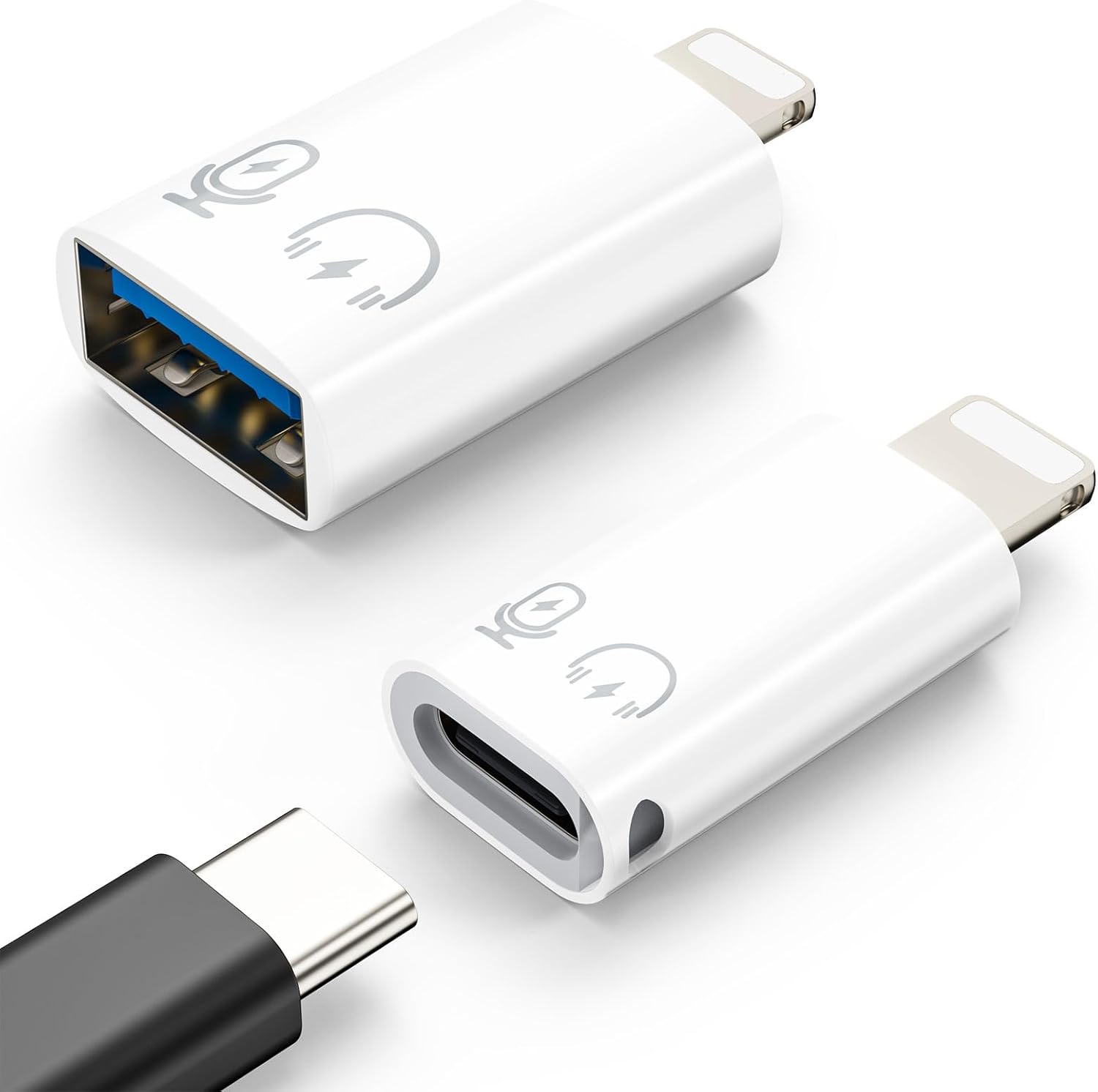 MoKo Lightning to USB OTG Adapter - Fast Charging