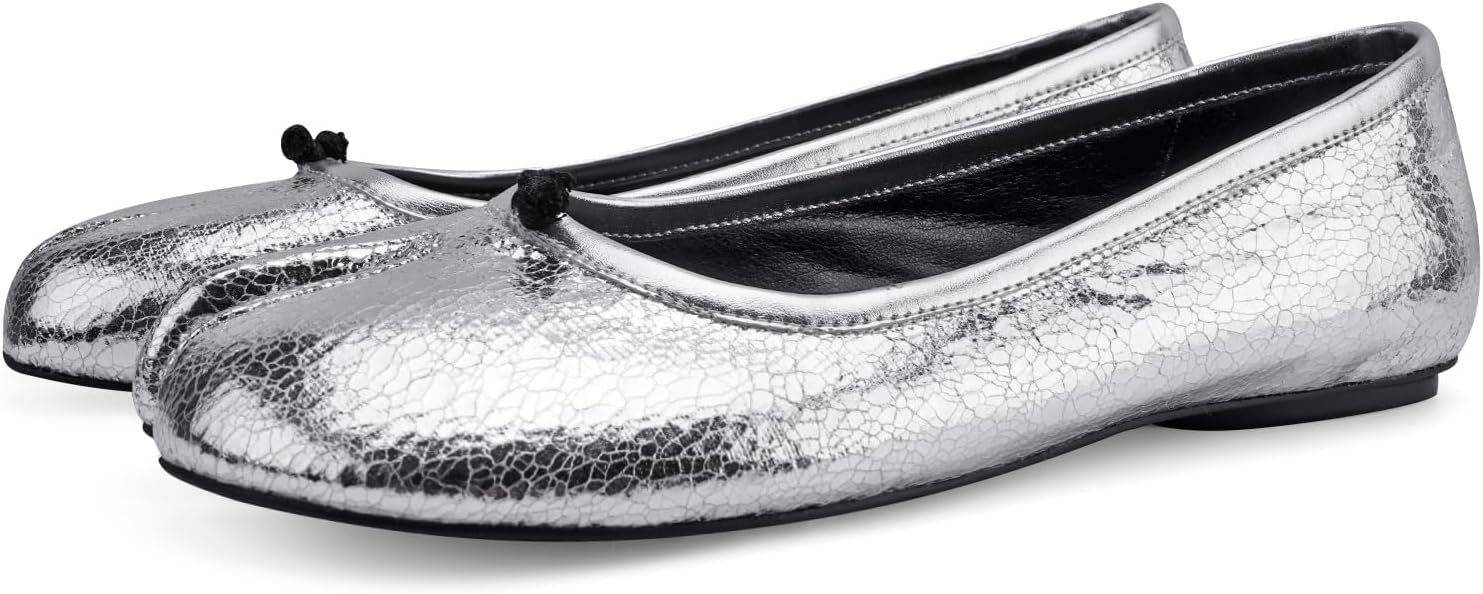 Tabi Ballet Flats for Women - Comfortable Split Toe Design