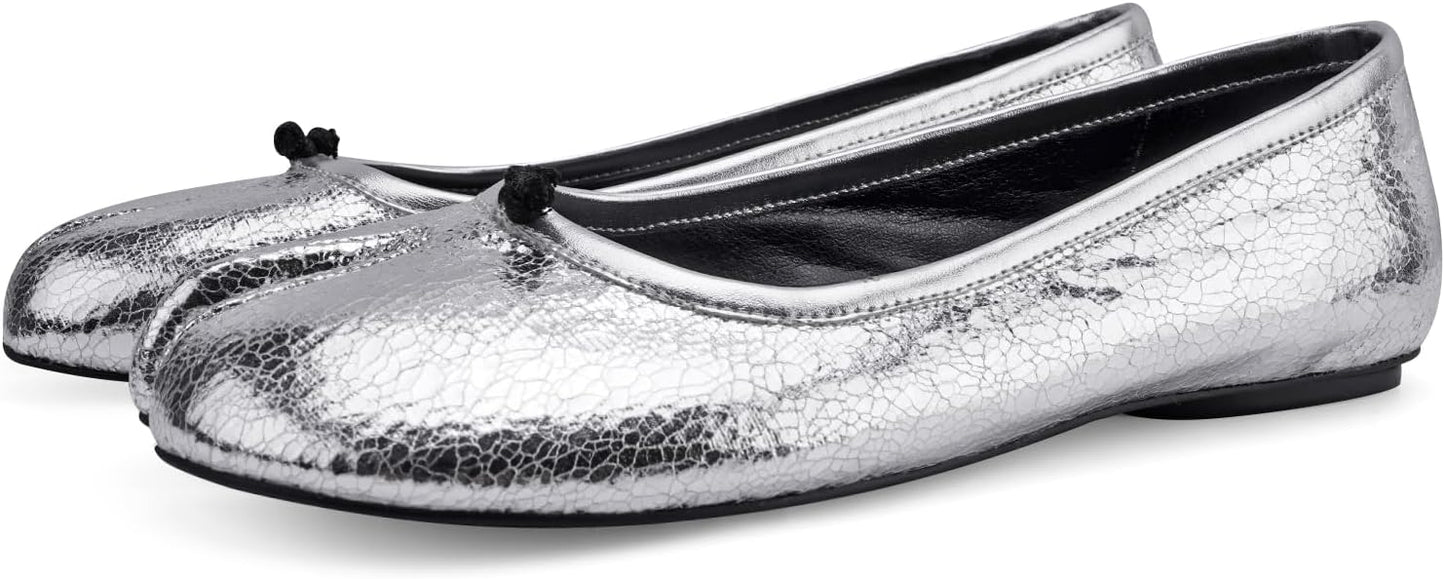Tabi Ballet Flats for Women - Comfortable Split Toe Design