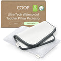 Coop Home Goods Toddler Pillow and Waterproof Protector Bundle