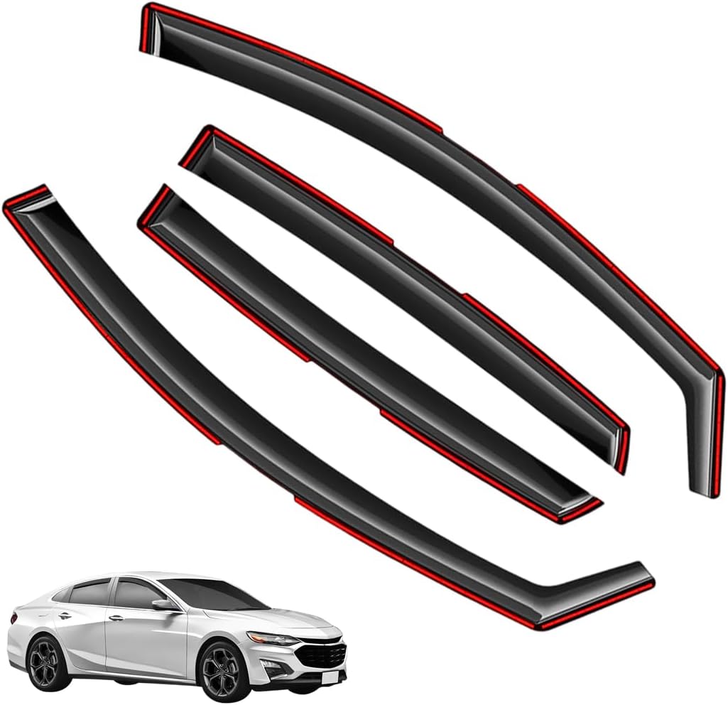 in-Channel Window Visors Rain Guards for Chevrolet Malibu 2016-2025