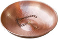 Monarch Rain Chains 11 in Pure Copper Anchoring Basin - Decorative