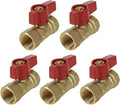 Midline Valve R34FIP-5 3/4 in. FIP Brass Gas Ball Valve - Durable Flow