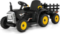 Ride On Tractor with Trailer 12V Electric Vehicle for Kids - Parent