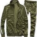 MACHLAB Men's Activewear Full Zip Warm Tracksuit - Casual Sports Set