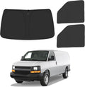 Front Windshield & Side Window Sun Shade for Chevy Express Cargo Van