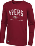 Outerstuff NFL Team Color Long Sleeve Performance T-Shirt (Style N9QH)