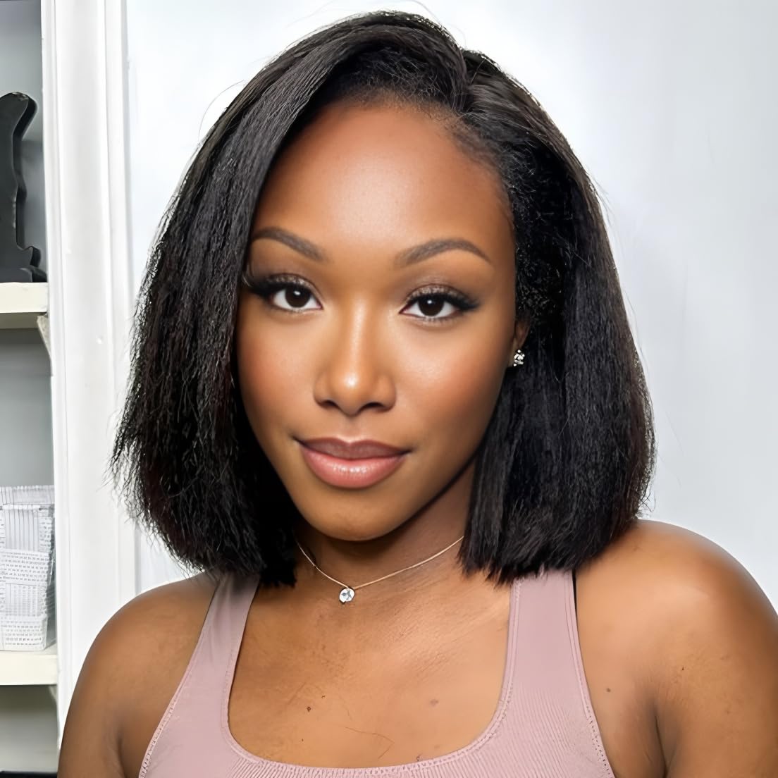 ISEE Hair M Cap Glueless Bob Wig for Effortless Style and Comfort