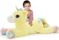 Tezituor 43in Giant Unicorn Plush Toy - Huggable Companion