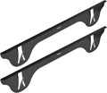 TrueGem Stove Gap Covers 25.4 in Black Stainless Steel - Slim Fit