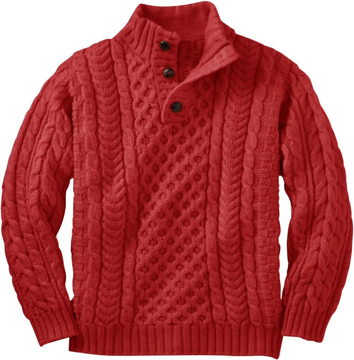 Makkrom Kids Mock Neck Pullover Sweater for Boys - Stylish Knitwear