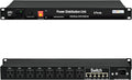 1U PDU Rackmount Power Strip with 8 Outlets & 5-Port Gigabit Switch