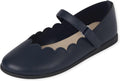 Girls Closed Toe Maryjane Flats in Faux Leather - School Friendly