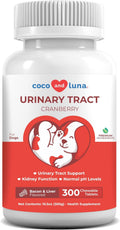 Cranberry for Dogs 300 Chewable Tablets - Urinary & Bladder Support