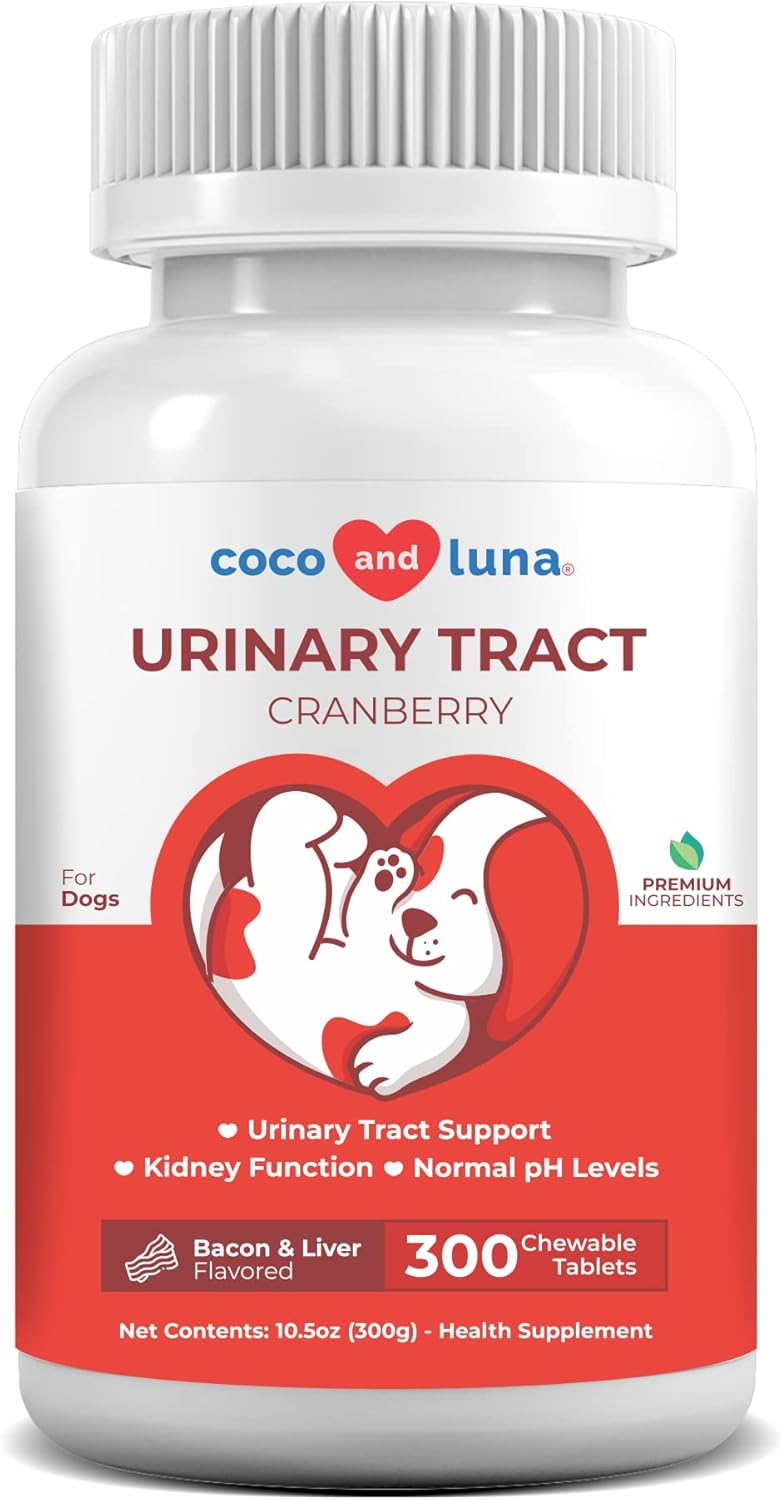 Cranberry for Dogs - Natural Urinary Tract Support Tablets