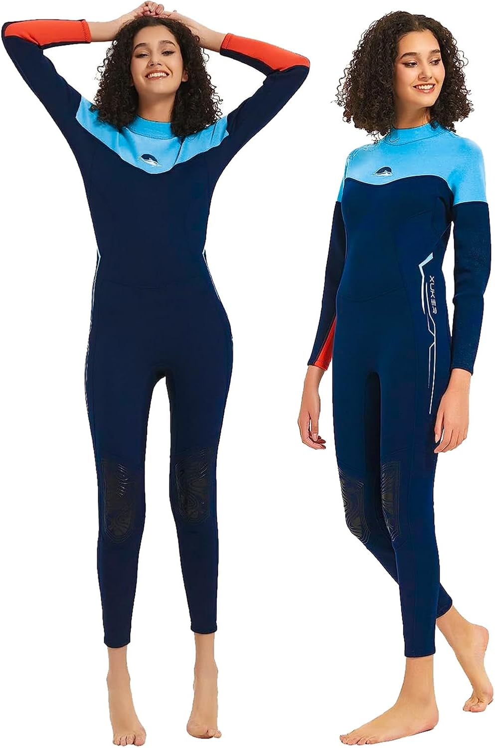 XUKER Wetsuit for Water Sports - 2mm 3mm Neoprene Full Body Suit