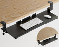 Large Keyboard Tray Under Desk Adjustable Slide-Out Tray - Save Desk