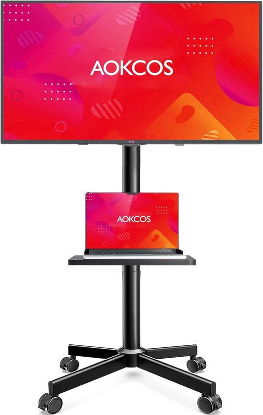 Portable Rolling TV Stand - Holds up to 88 Lbs!