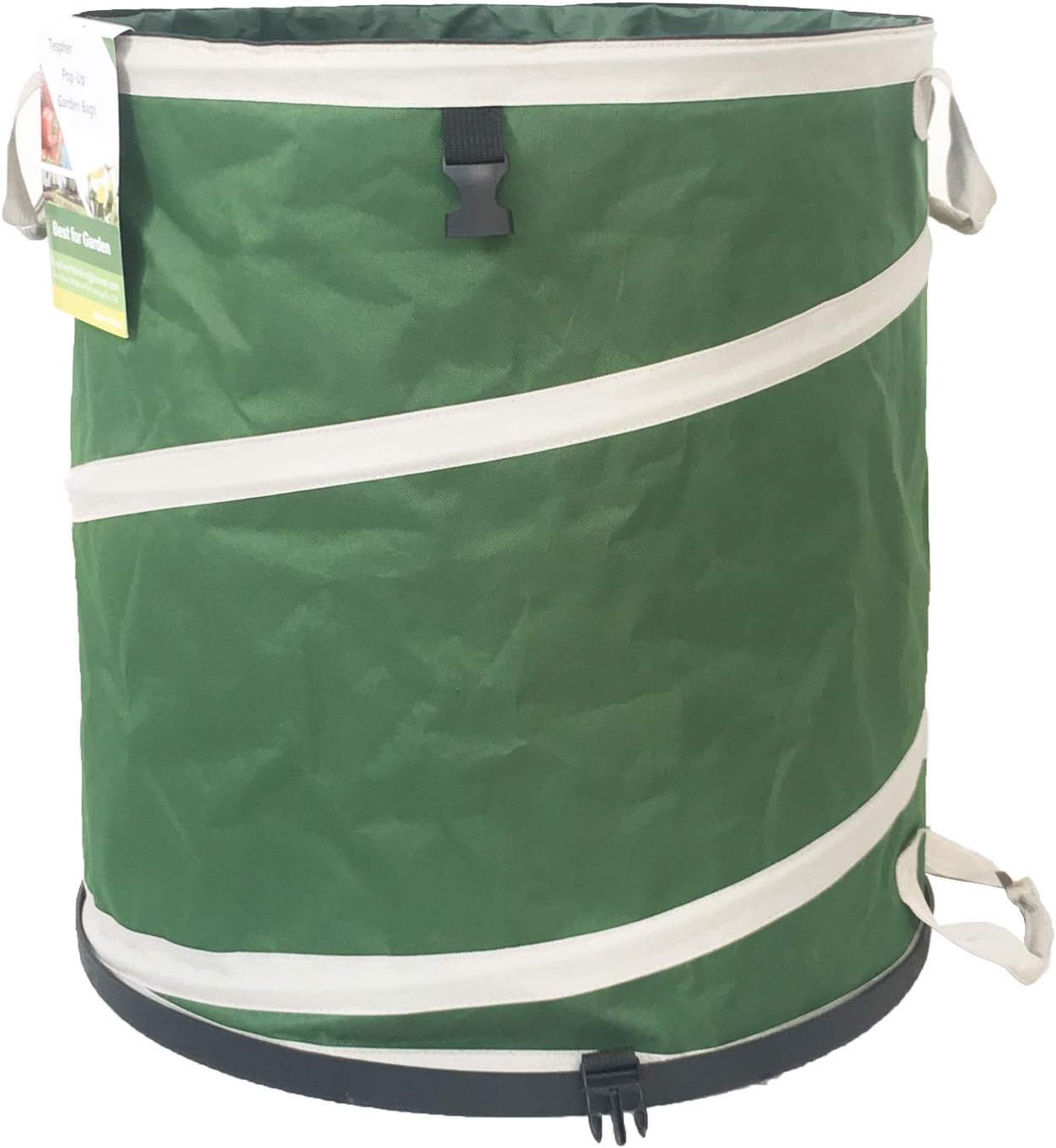 32-Gallon Collapsible Trash Can for Yard Waste and Recycling