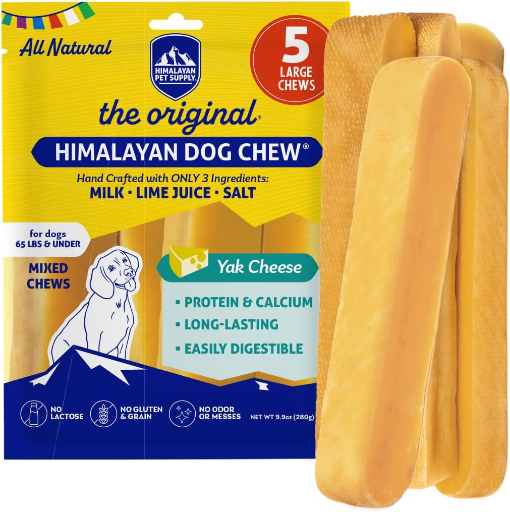 Himalayan Dog Chew Original Yak Cheese Chews for Healthy Dogs
