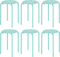 VECELO Stacking Stools Set of 6 for Classroom and Office Use