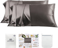 PROMEED 23 Momme Mulberry Silk Pillowcase 2 Pack - Cooler Skin & Hair