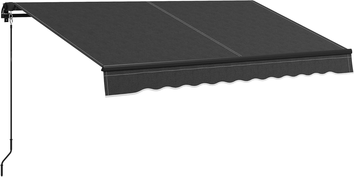 Retractable Patio Awning for Deck and Balcony by Outsunny