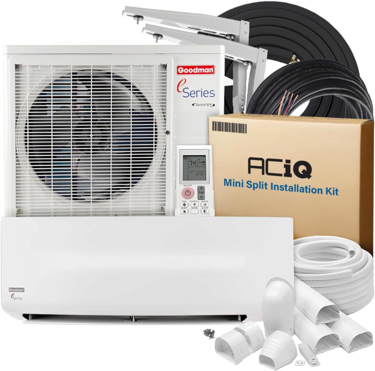 Efficient 12K BTU Mini Split: ACiQ Inverter Heat Pump