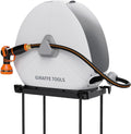 Ground Mounted Retractable Hose Reel 1/2 in x 82 ft - Easy Lawn