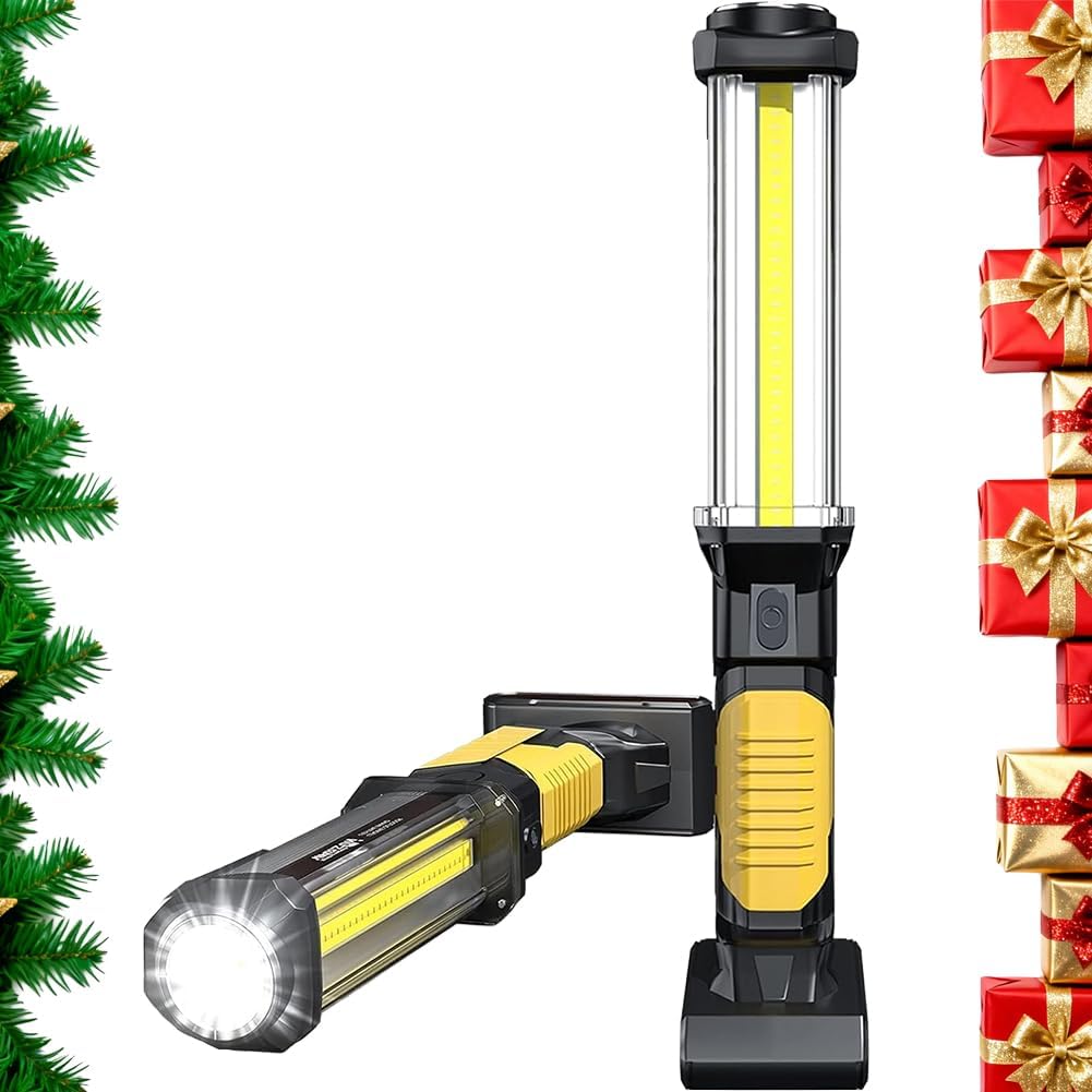 WARSUN Rechargeable COB LED Work Light for Garage Repair