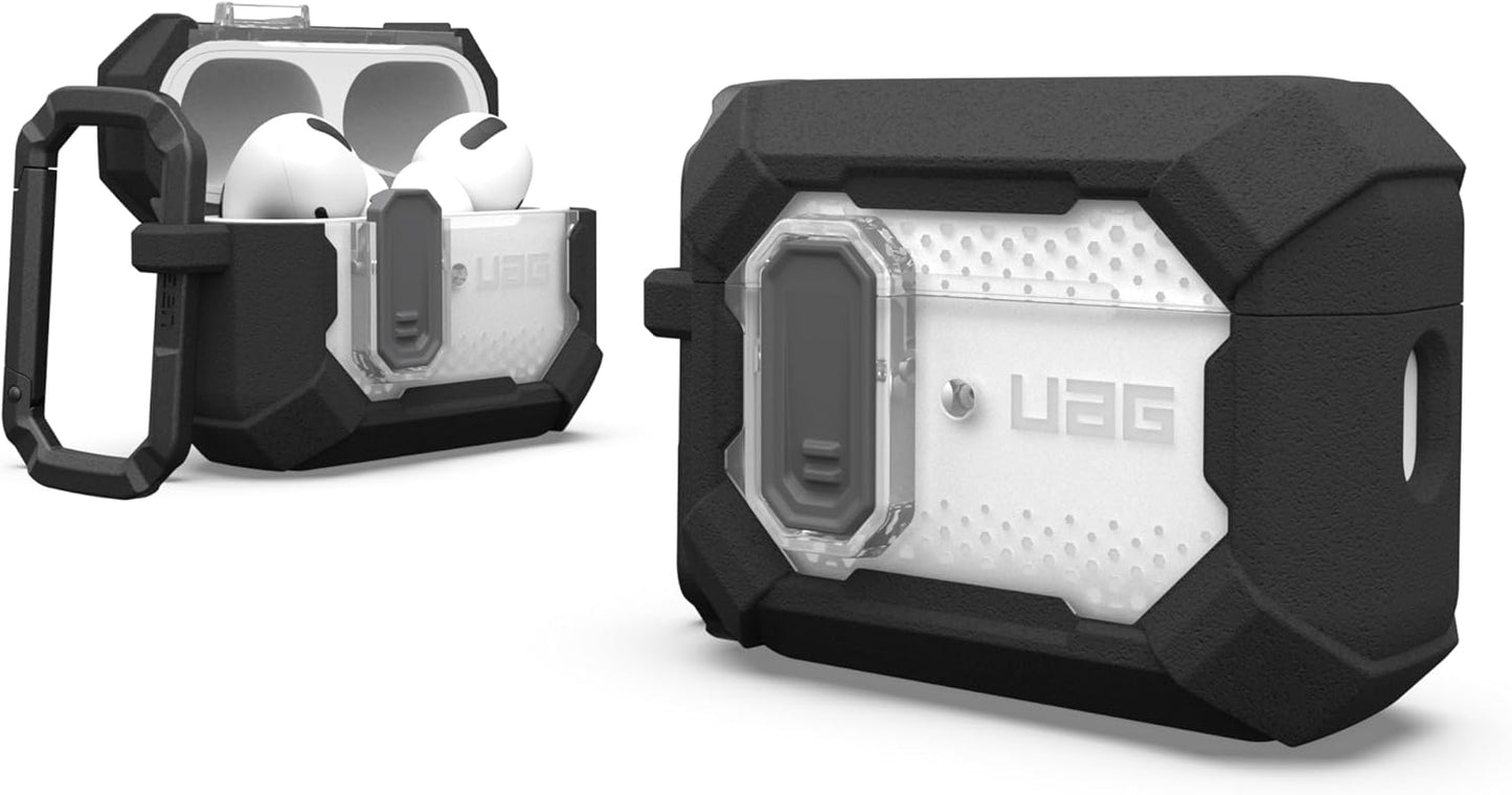 Rugged Hard Shell Case for AirPods Pro 2nd Gen with Lock
