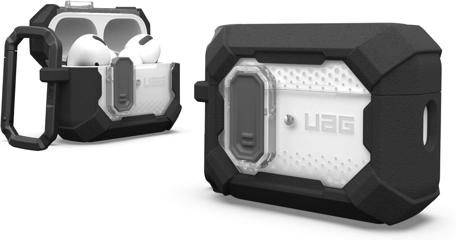 Rugged Hard Shell Case for AirPods Pro 2nd Gen with Lock