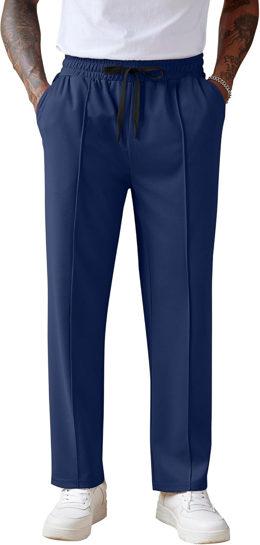 COOFANDY Men's Knit Sweatpants for Comfort and Style