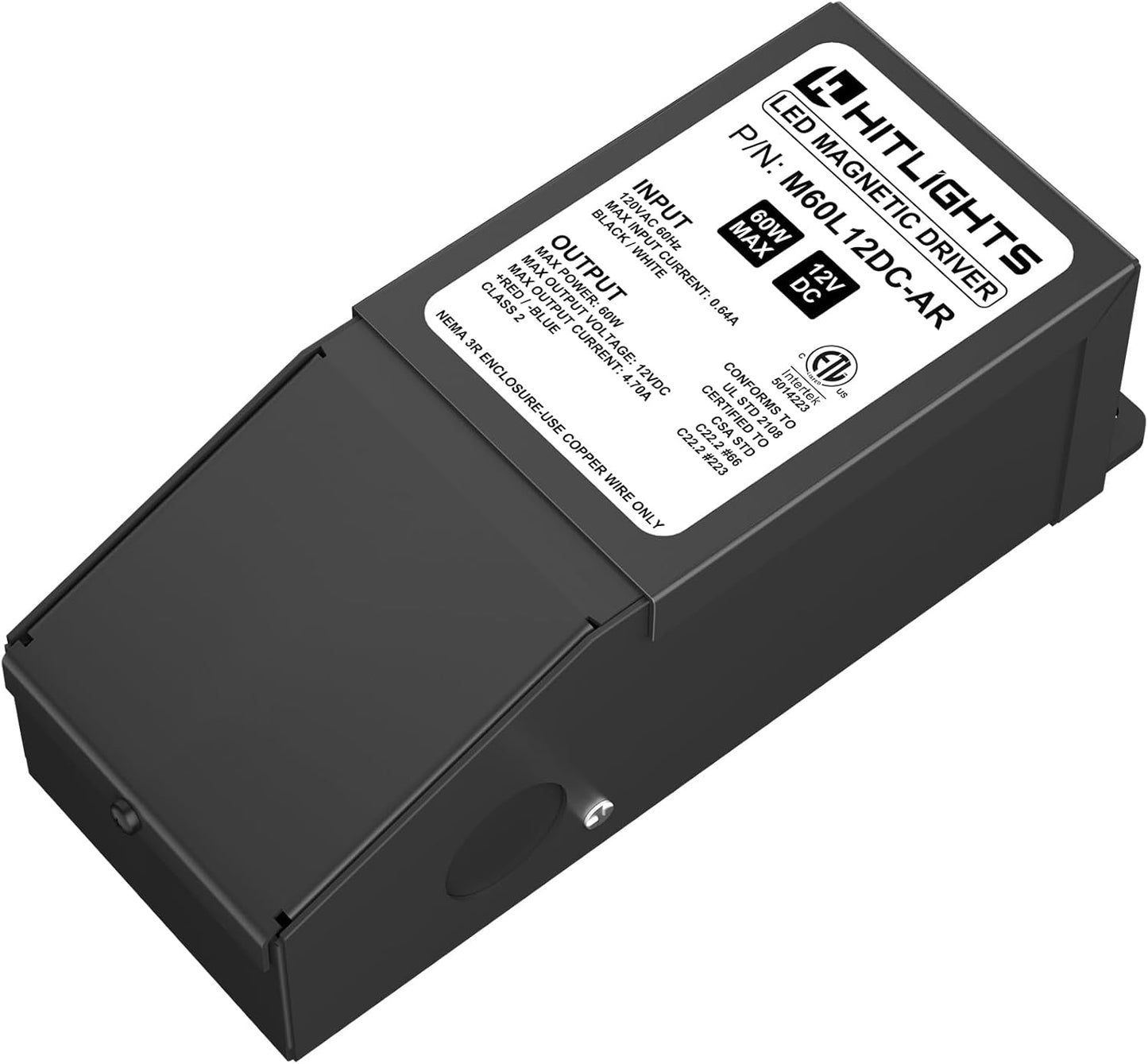 HitLights Dimmable LED Driver 12V 60W for Smooth Lighting Control