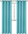 BGment Blackout Curtains Aqua - Thermal Insulated Room Darkening