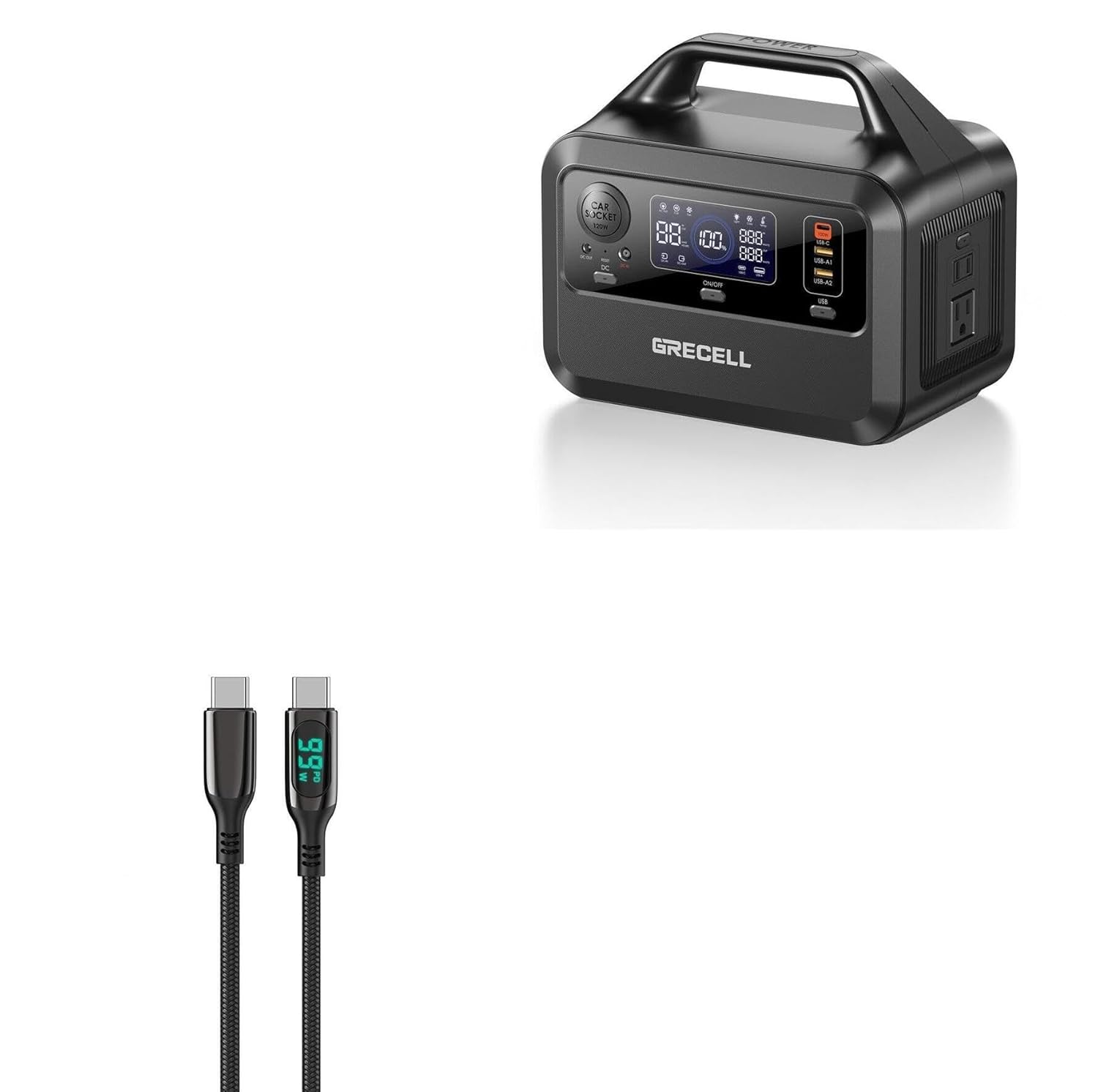 BoxWave 6ft PowerDisplay PD Cable - Fast Charging USB-C
