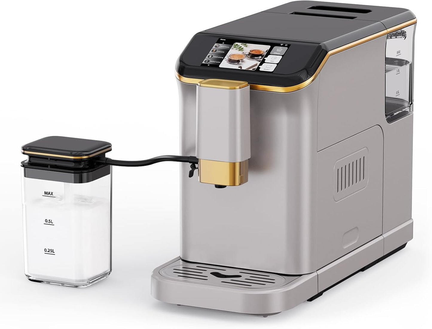 20 Bar Espresso Machine: TFT Touchscreen, 15 Grind Settings