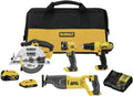 DEWALT 20V MAX 4-Tool Combo Kit - Compact Starter Set
