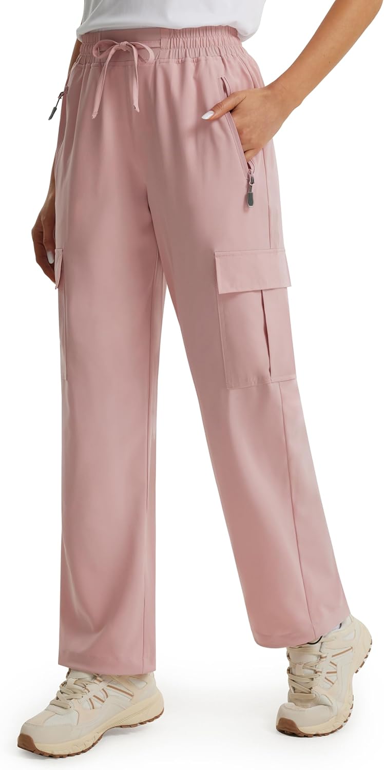 Libin Women's Hiking Pants Lightweight Quick Dry Cargo Pants