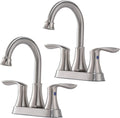 Friho Brushed Nickel Bathroom Faucet for Modern RV Sinks