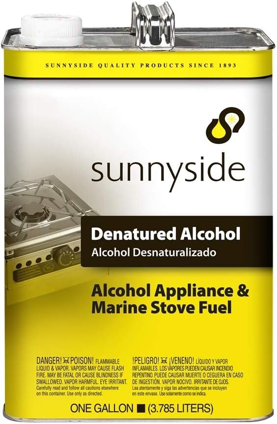 Sunnyside 834G1S Denatured Alcohol Gallon 2-Pack for Fuel Use