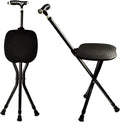 Hold 440 lbs Folding Canes with Seat Walking Stick - Portable Seat