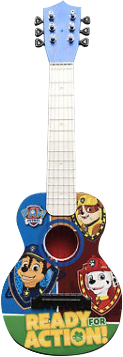 Paw Patrol 21 Kids Guitar Toy | Inspired Design, Easy-to-Hold, Real Tuning Gears
