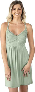Kindred Bravely Lucille Nursing Nightgown & Maternity Gown - Soft Lace