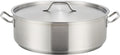Winco Commercial-Grade Stainless Steel Brazier with Lid - Even Heat