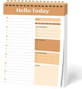 Daily To Do List Notepad - 52-Sheet Spiral Planner for Focused Days