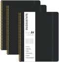 Grid Notebook 8.5 in x 11 in A4 Graph Paper Notebook - Flat Spiral