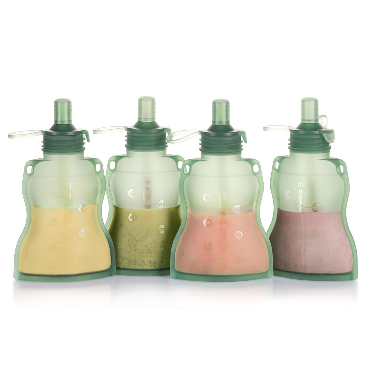 Haakaa Refillable Baby Food Pouch for Homemade Purees and Smoothies