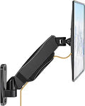 WALI Monitor Wall Mount Single Arm for up to 32in - Space Saving