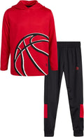 RBX Boys Jogger Set - 2 Piece Pullover Thermal Hoodie & Joggers